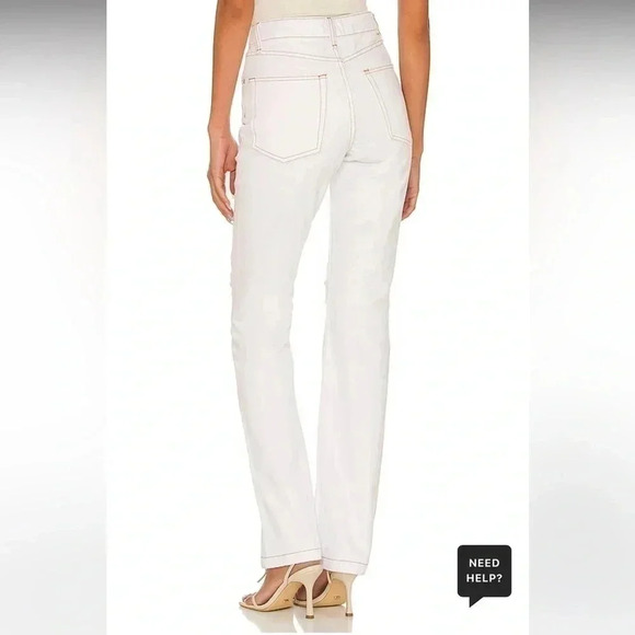 WeWoreWhat NEW Stretch Twill Denim Icon Jean in Classic White 25” - Picture 5 of 10